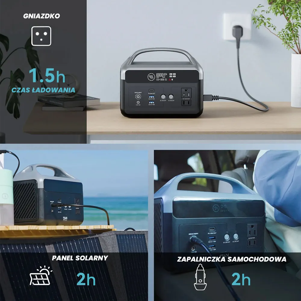 Przenośna Stacja Zasilania Magazyn Energii LiFePO4 Daranener NE0Z