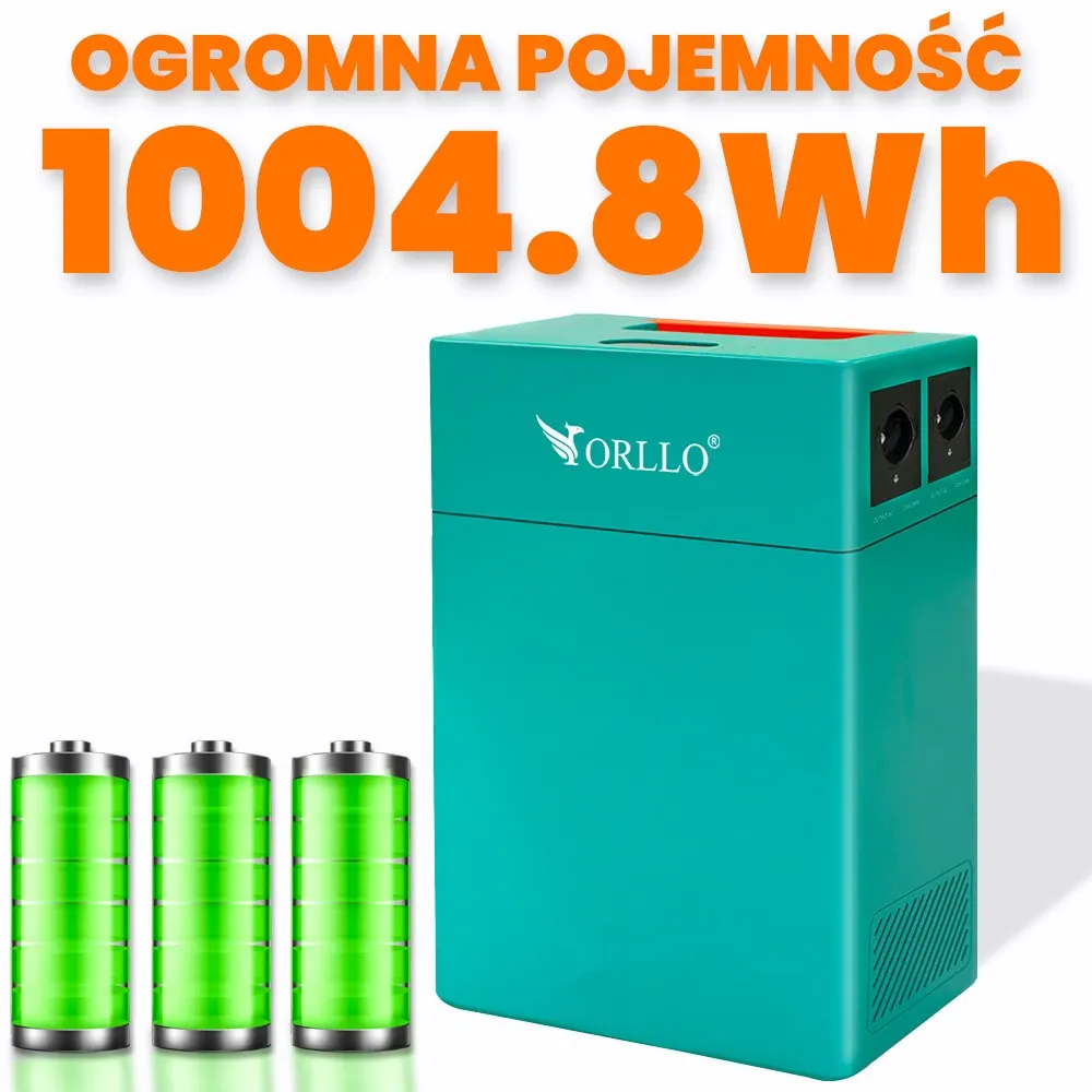 Przenośna Stacja Zasilania Magazyn Energii LiFePO4 ORLLO 200W OUTLET IDEALNY