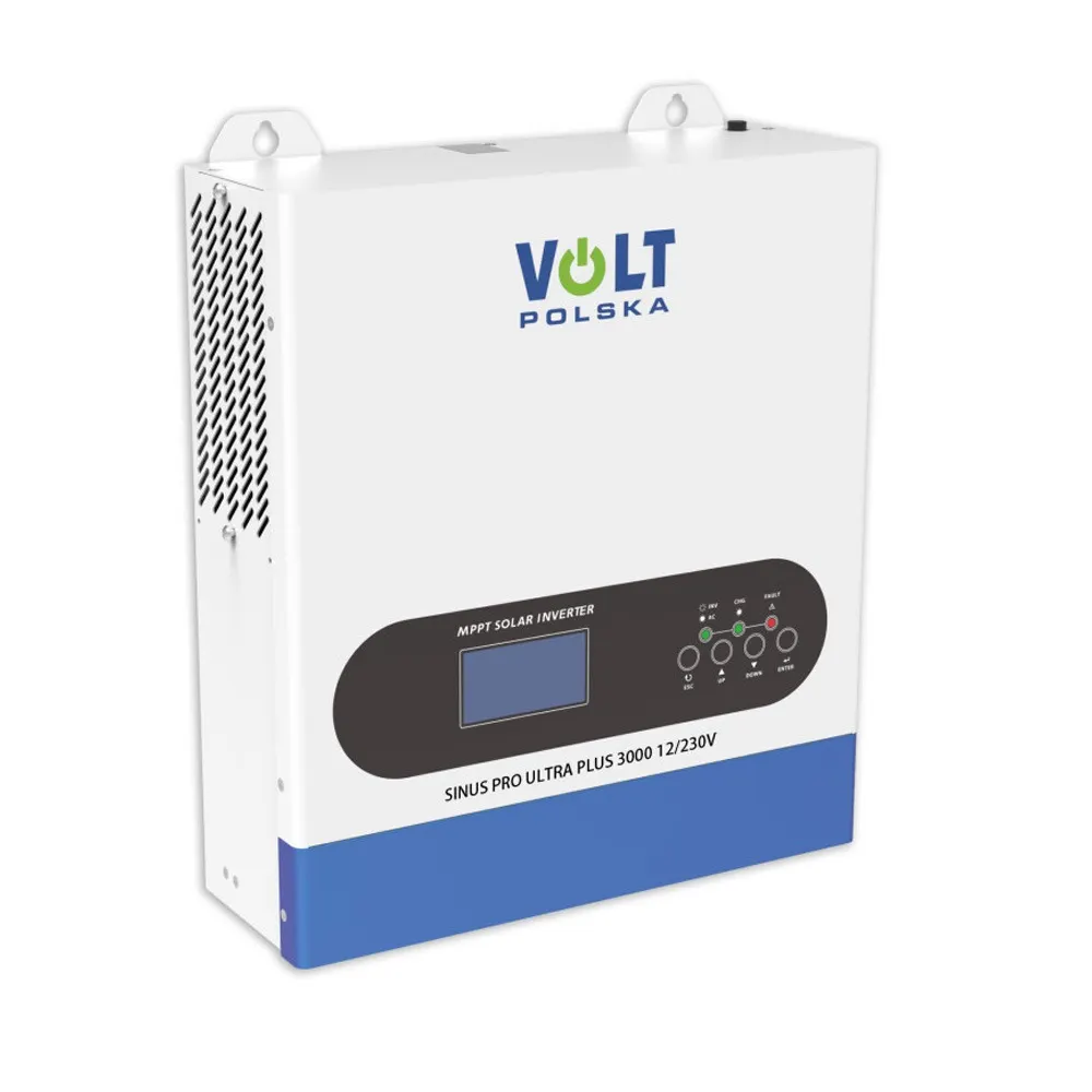 Volt SINUS PRO ULTRA PLUS 3000 do systemów off-grid

Inwerter z wbudowanym regulatorem MPPT 100A