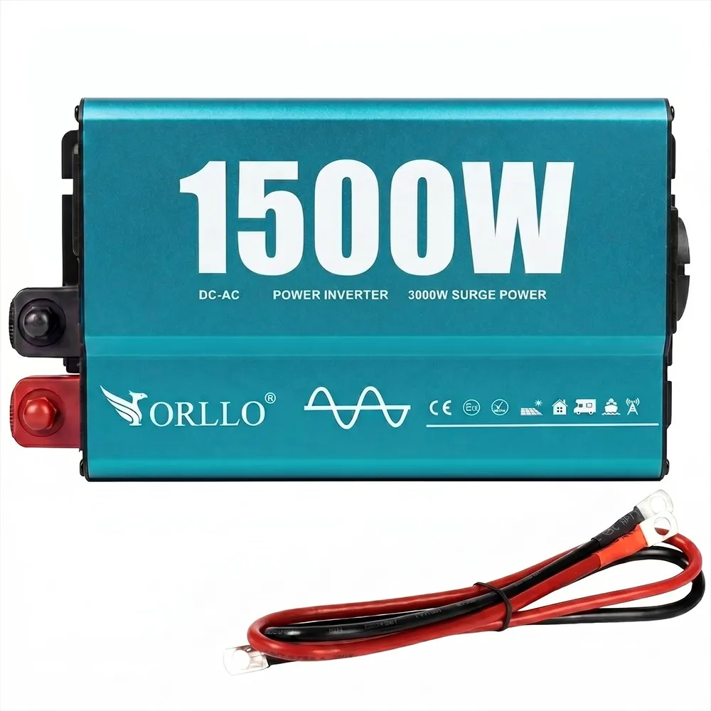 Przetwornica Napięcia ORLLO 12V 230V 1500W 3000W DC/AC Czysty Sinus
