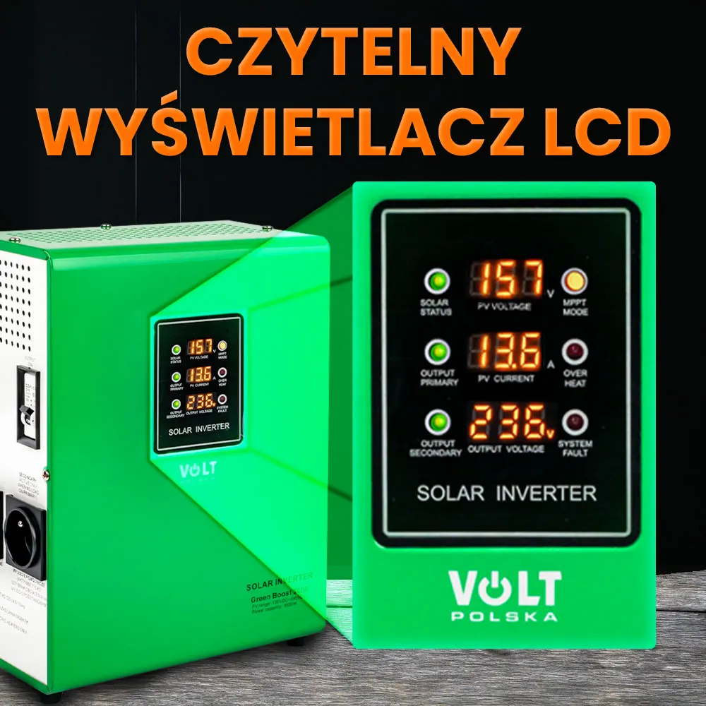 Przetwornica Solarna do Grzania Wody i Bojlera Volt Green Boost MPPT 3000 Off Grid