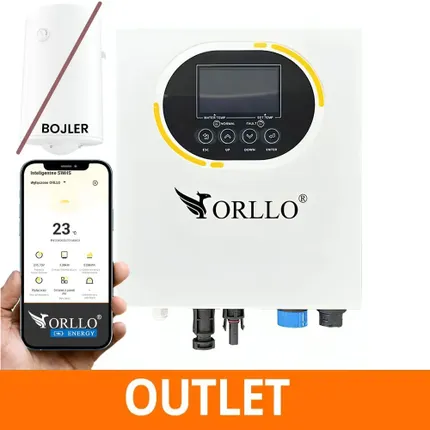 Przetwornica Solarna do Grzania Wody i Bojlera Inwerter ORLLO BOOST 4KW BYPASS OUTLET DOBRY
