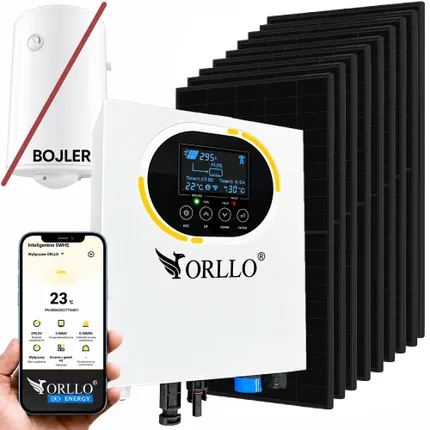 inwerter do bojlera przetwornica solarna 4kw orllo boost grzanie wody z fotowoltaiki kontroler mppt funkcja bypass ogrzewanie elektryczne z paneli pv zdalne sterowanie przez wifi
