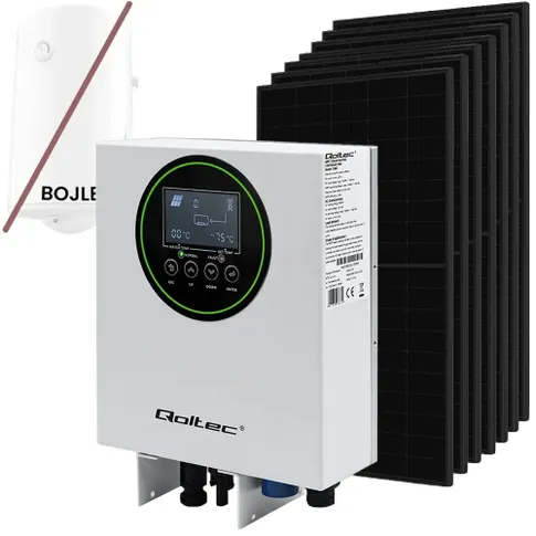 zestaw solarny do grzania wody orllo boost bypass przetwornica solarna 4kw 9 paneli selfa fotowoltaika ogrzewanie wody energia słoneczna system solarny zestaw fotowoltaiczny domowy energia odnawialna instalacja solarna woda ciepła