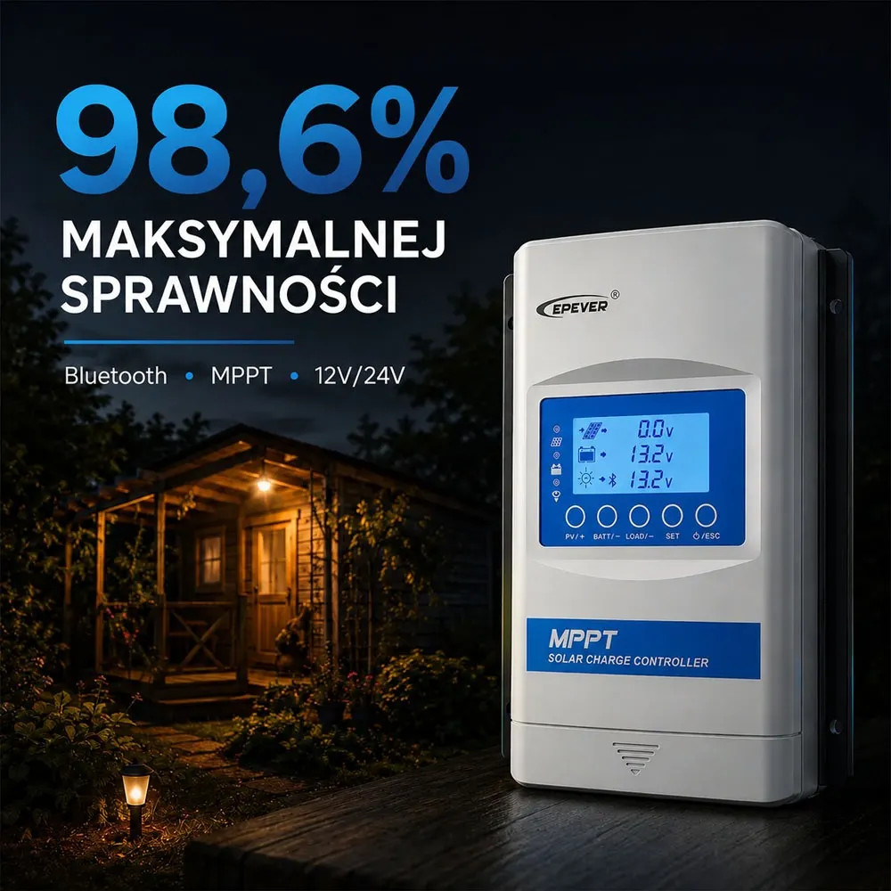 Zestaw Fotowoltaiczny do Grzania Wody 3000W 24V 2 Panele Fotowoltaiczne 2 Akumulatory 230Ah