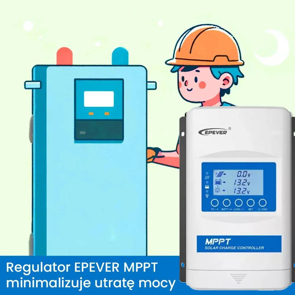 Zestaw Solarny do Samodzielnego Montażu Akumulator ORLLO Przetwornica 1000W Panel Fotowoltaiczny