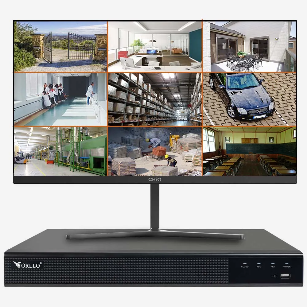 Rejestrator do Kamer Nagrywarka NVR AI WiFi ORLLO NVR3 CH32
