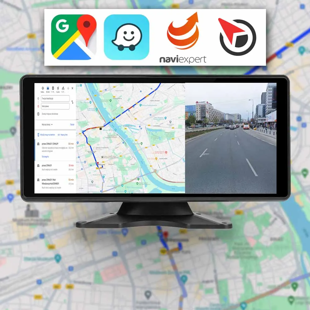 Kamery do TIRa Ciężarówki Busa Kampera Wyświetlacz Android Auto ORLLO MX-1