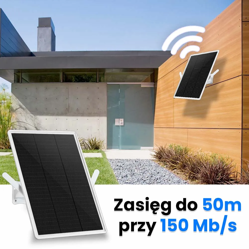 Router Solarny na Kartę SIM LTE 4G Zewnętrzny z Baterią