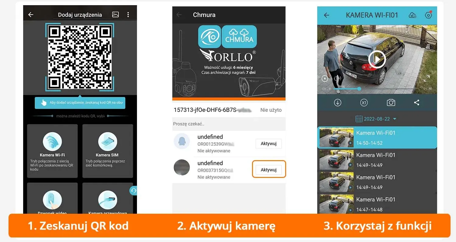 Chmura do Monitoringu ORLLOCloud O-KAM PRO Na 1 Rok