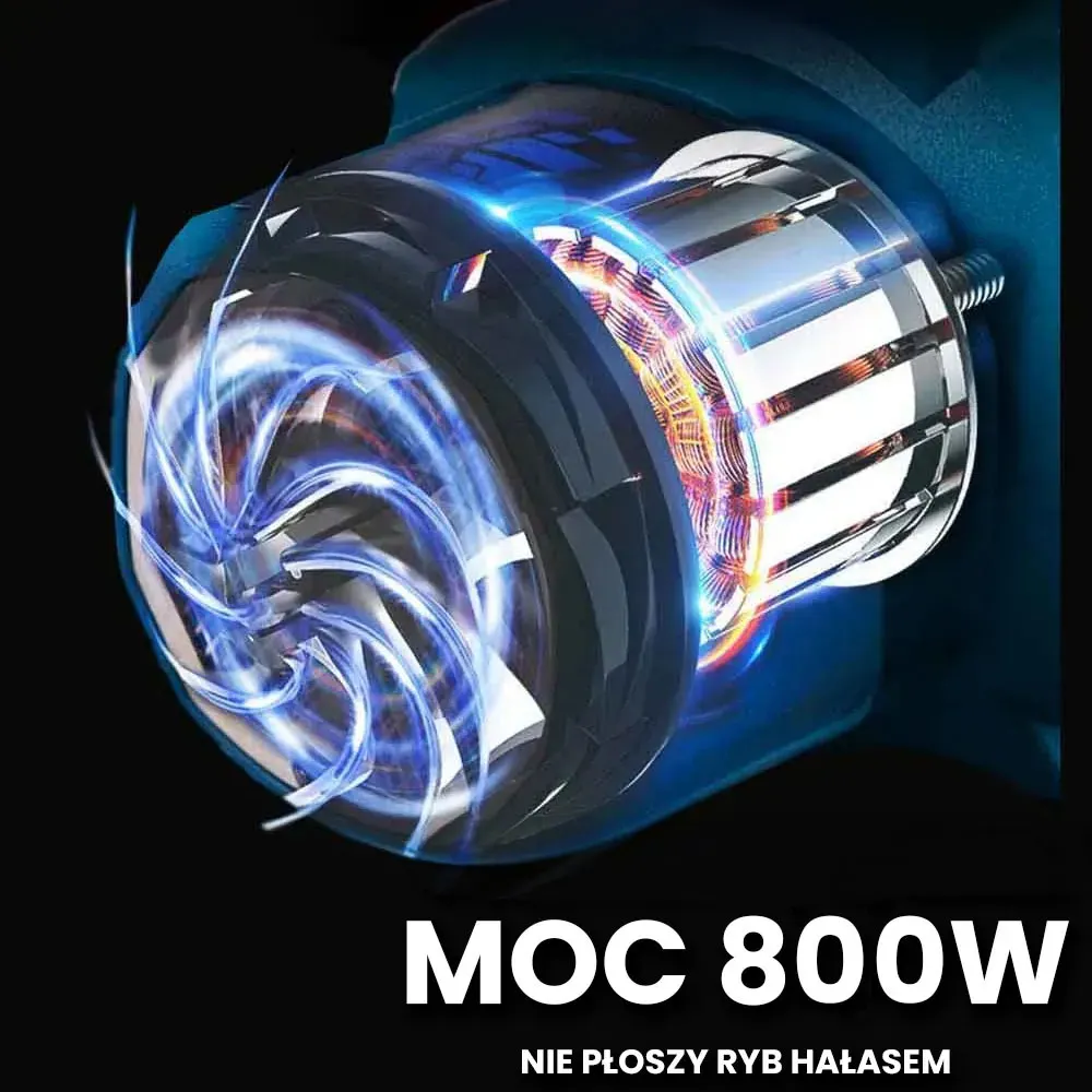 Silnik Elektryczny do Łodzi Zaburtowy 12V 800W VOLT WICHER 70