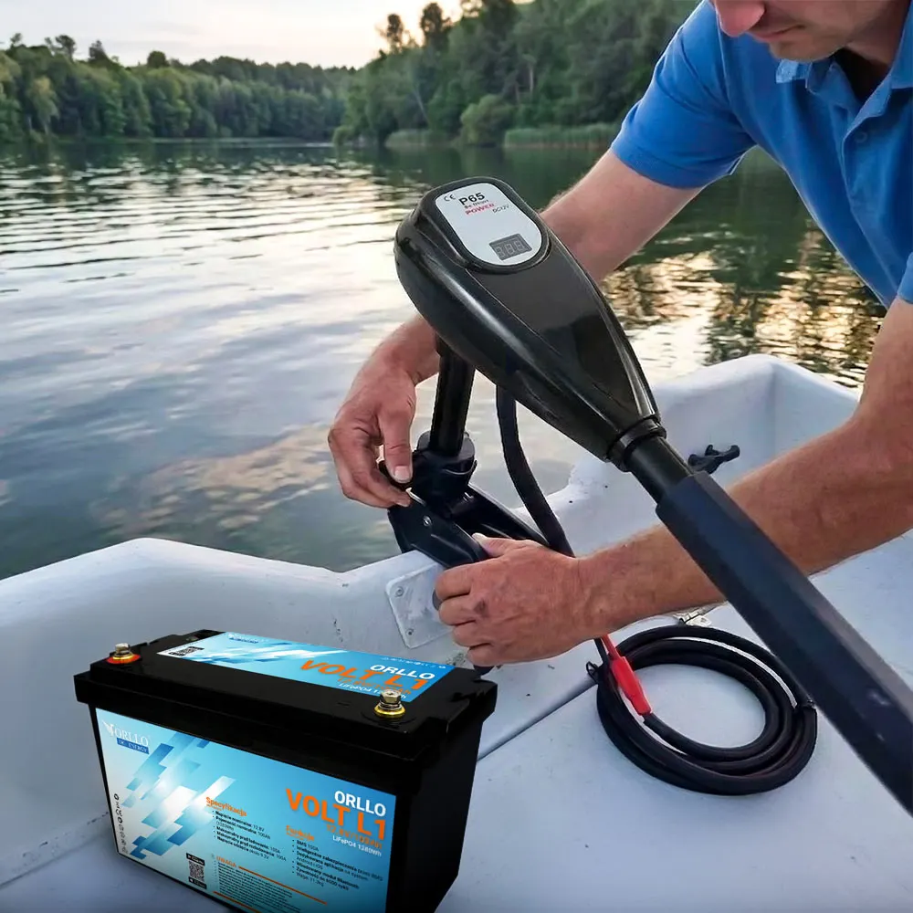 Silnik Elektryczny do Łodzi Zaburtowy 12V 65LBS ORLLO P65