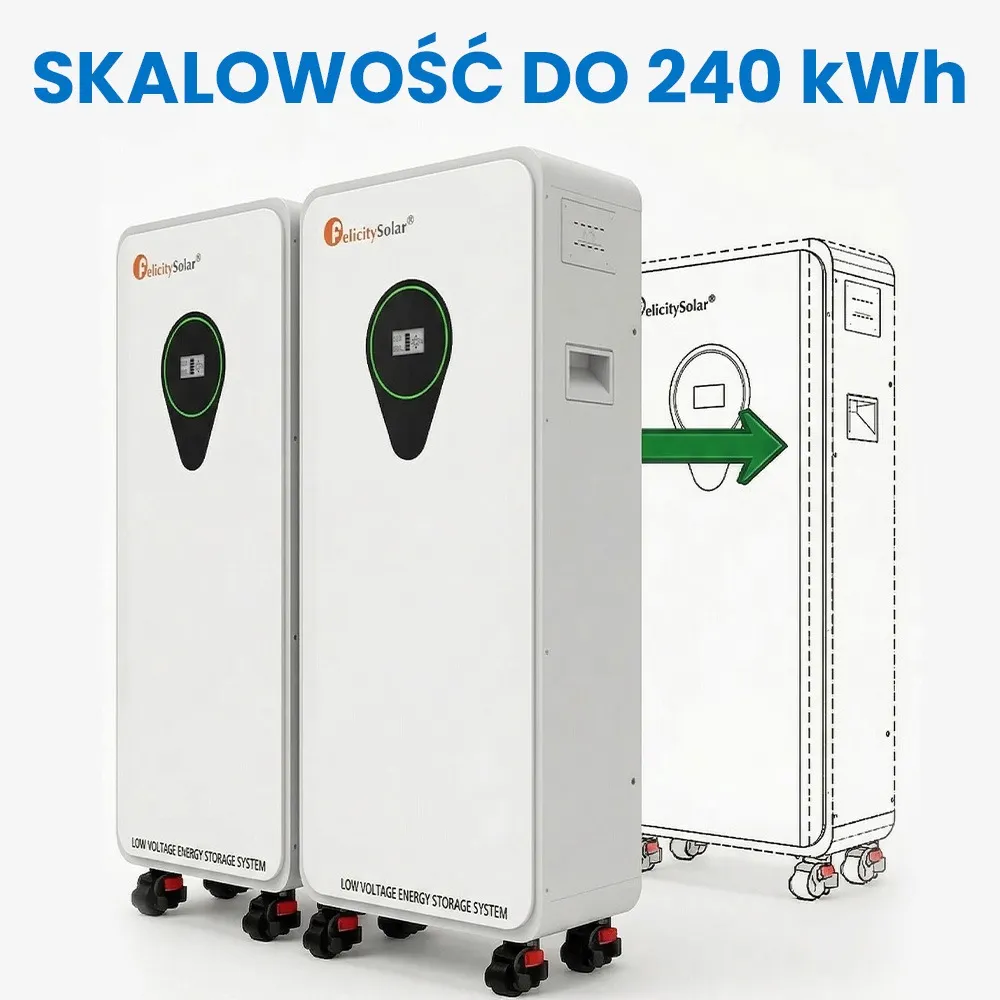 Magazyn Energii Akumulator LiFePO4 16kWh 51.2V FLA48314-EU OFF GRID