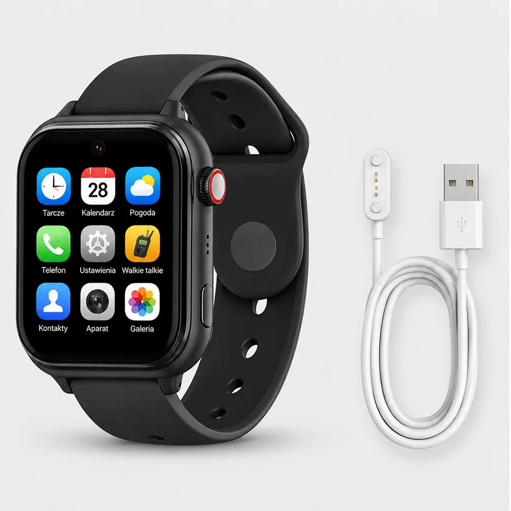 Smartwatch zegarek dla dzieci z GPS 4G ORLLO SMARTIE BLACK