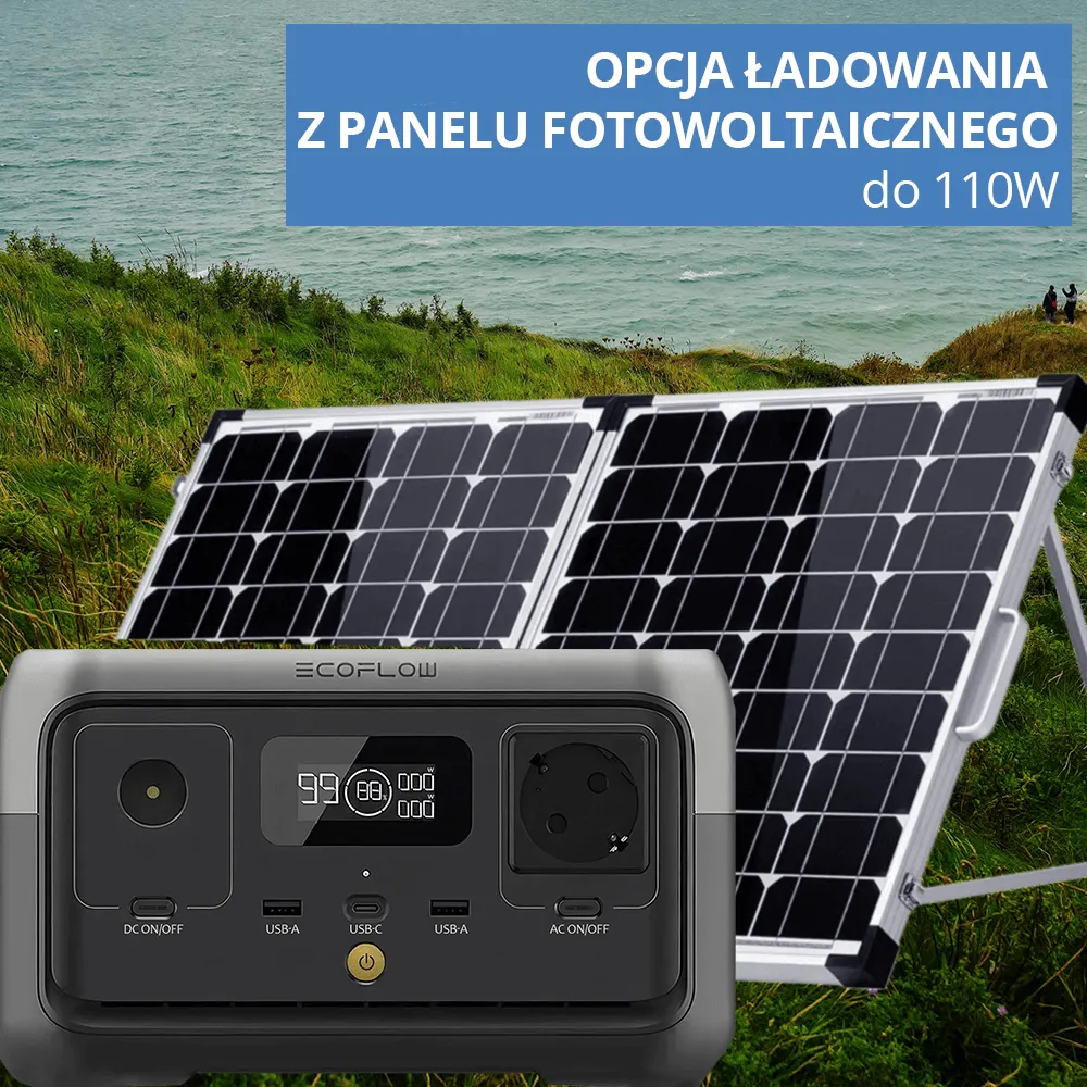 ECOFLOW Przenośna Stacja Zasilania Magazyn Energii Zasilanie Awaryjne RIVER 3