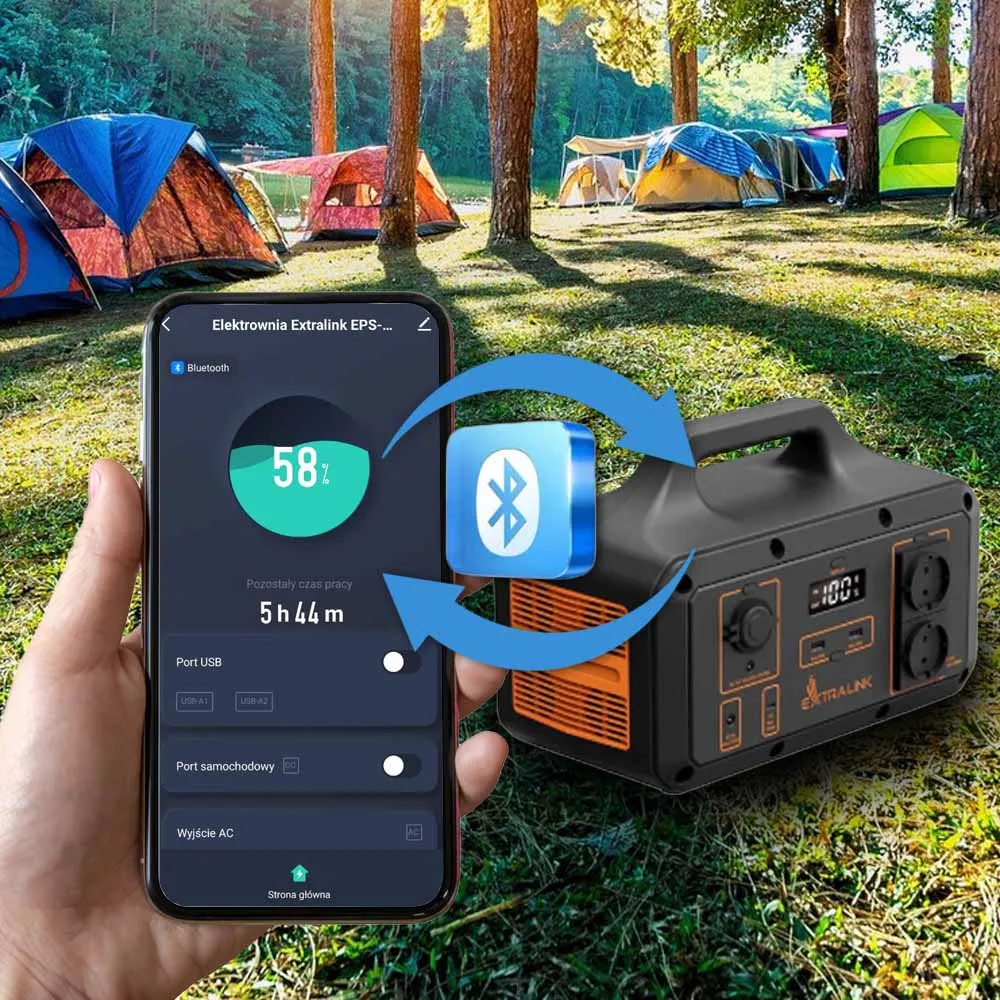OFF GRID Stacja Zasilania Przenośny Magazyn Energii EXTRALINK