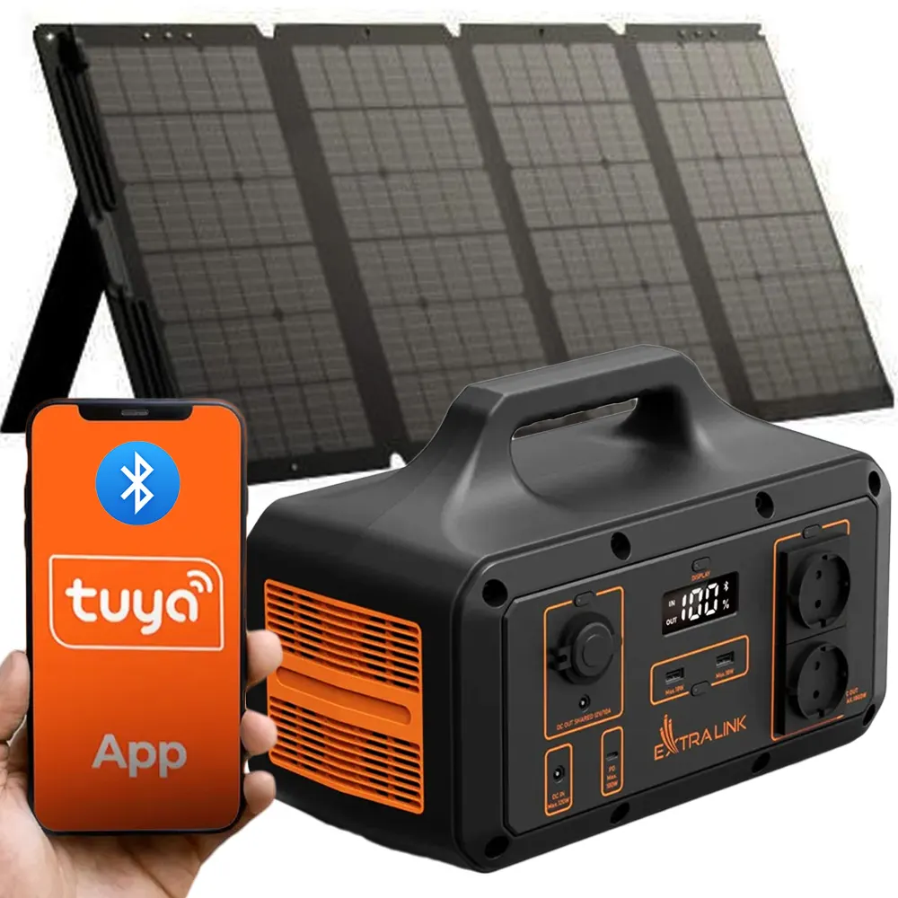 stacja ładująca magazyn energii z panelem solarnym orllo energy