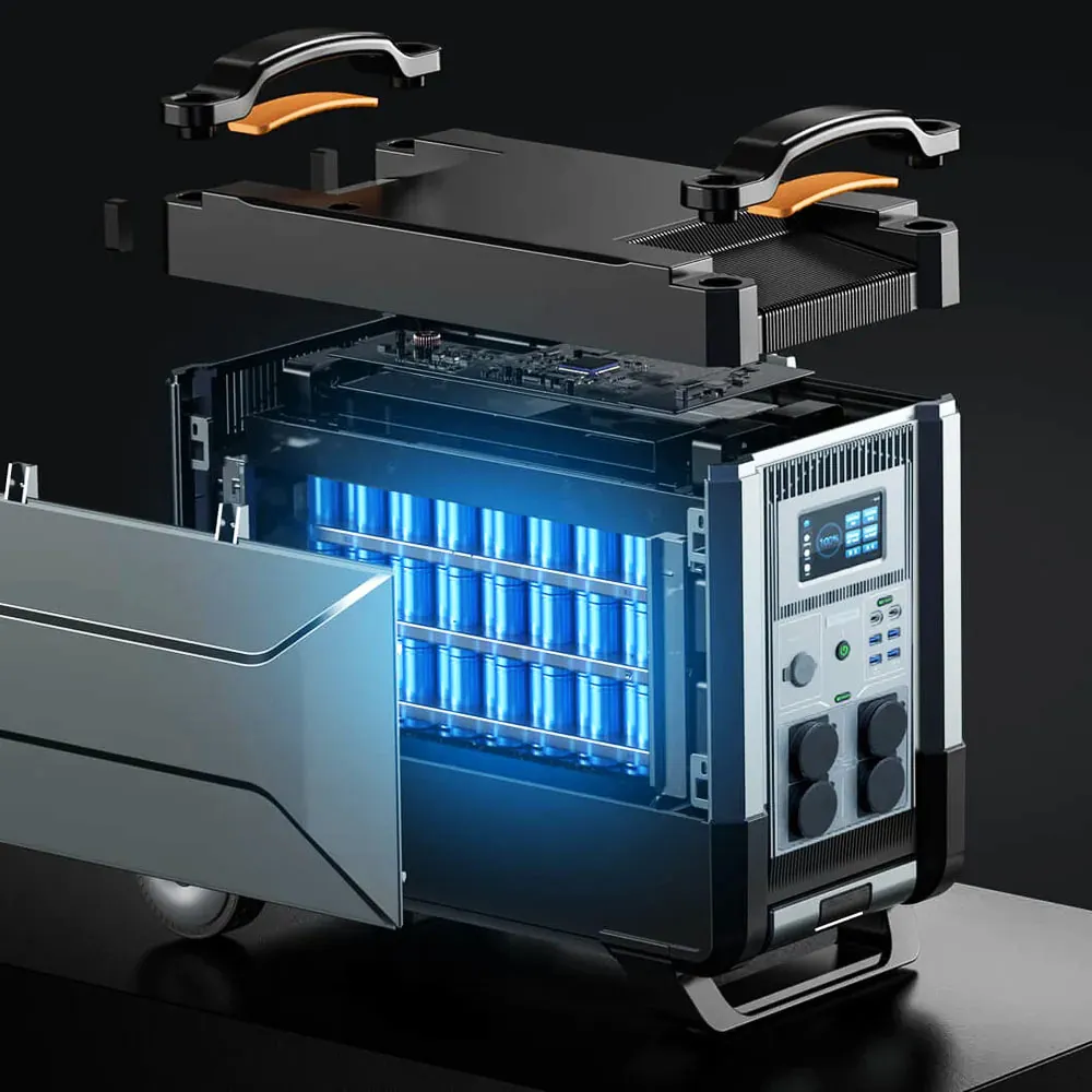 Przenośna Stacja Zasilania Magazyn Energii BMS LIFEPO4 ALLPOWERS R4000