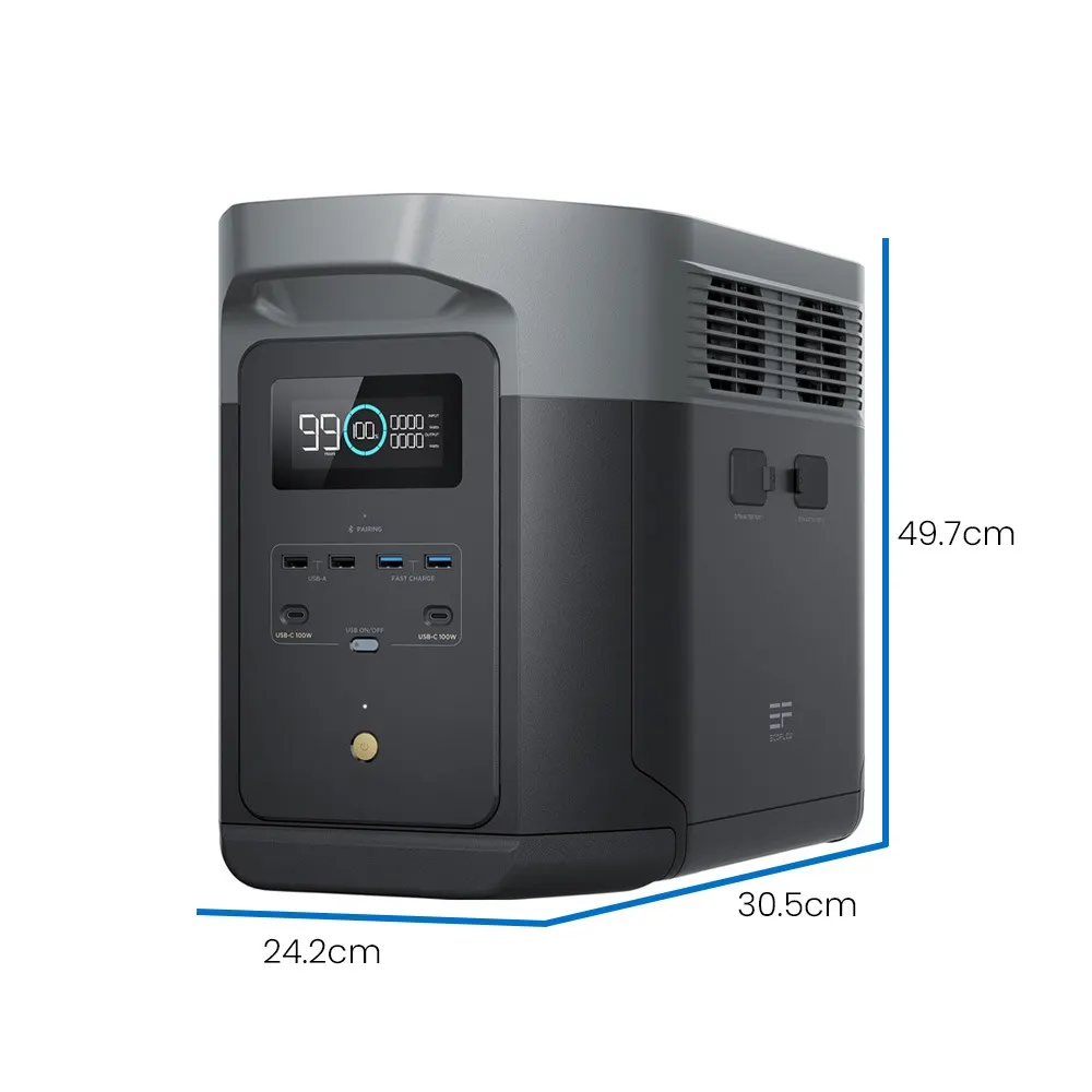 Przenośna Stacja Zasilania Magazyn Energii Zasilanie Awaryjne EcoFlow DELTA 2 Max
