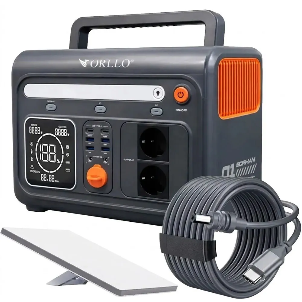 off grid przenośna stacja zasilania magazyn energii zasilanie awaryjne EZ1200 orlloenergy.pl