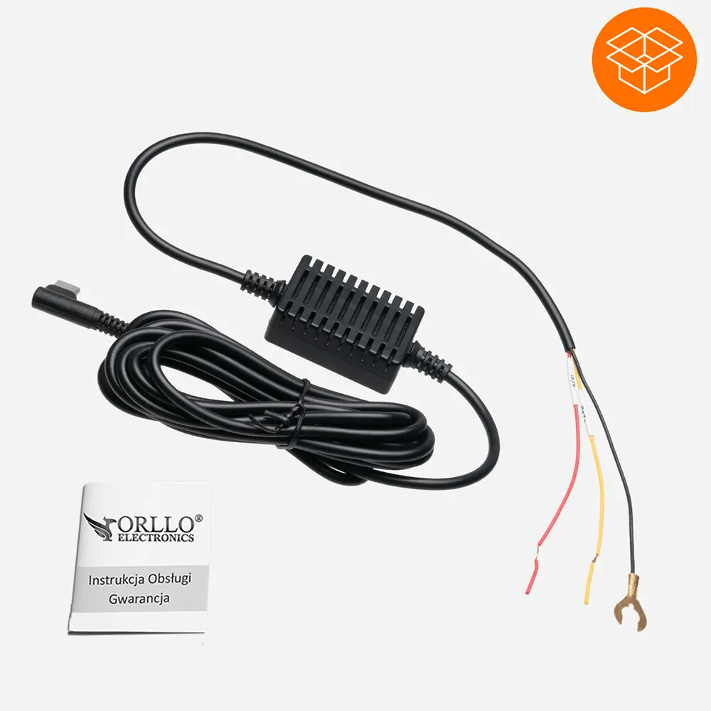 Adapter stałego zasilania do Kamery Samochodowej ORLLO RX-700 DUAL