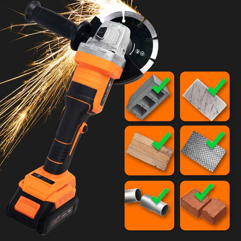 Szlifierka Kątowa Akumulatorowa z Walizką ORLLO 