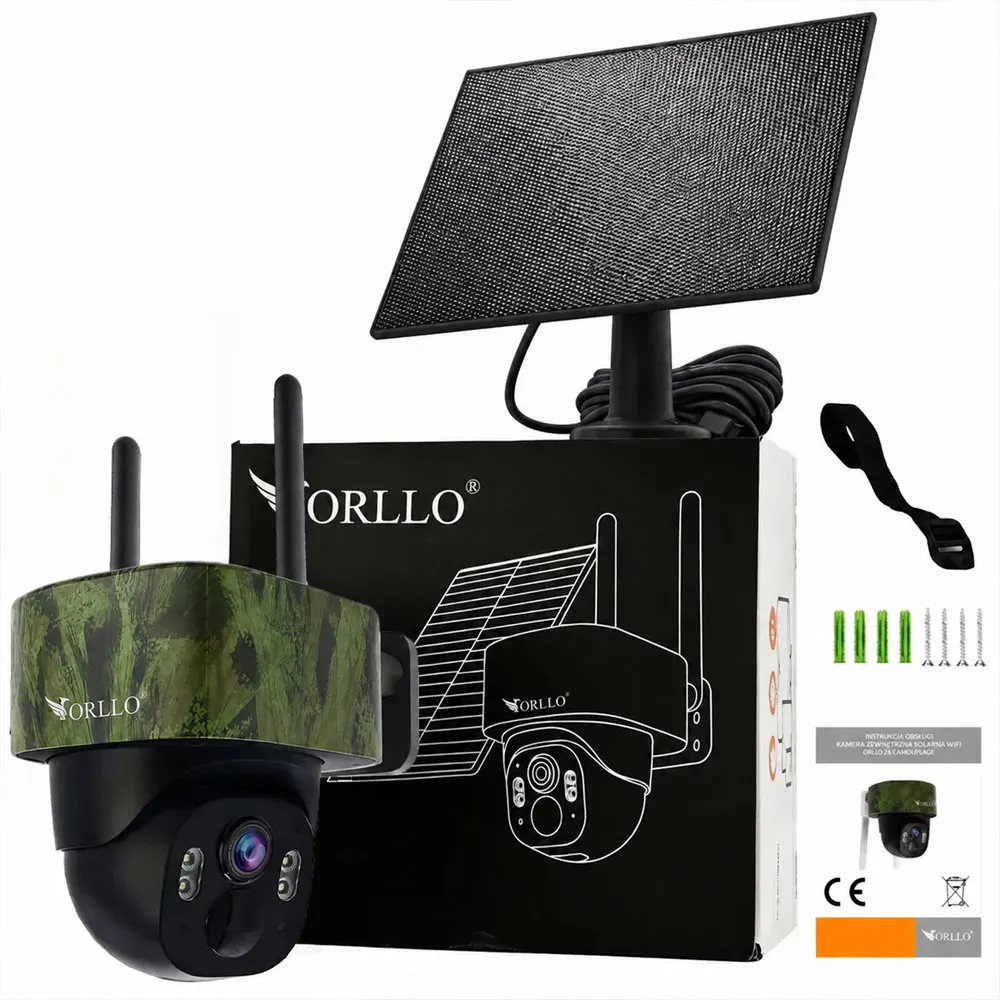 Fotopułapka na Kartę SIM Solarna ORLLO TZ1 ULTRA MORO