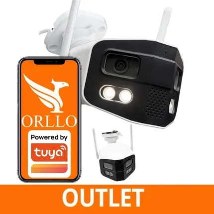 Kamera wifi ip szerokokątna panoramiczna. Kamera do monitoringu parkingu placu Kamera statyczna z trybem nocnym darmowa aplikacja do kamer monitoringu orllo smart tuya sklep monitoring orllo.pl