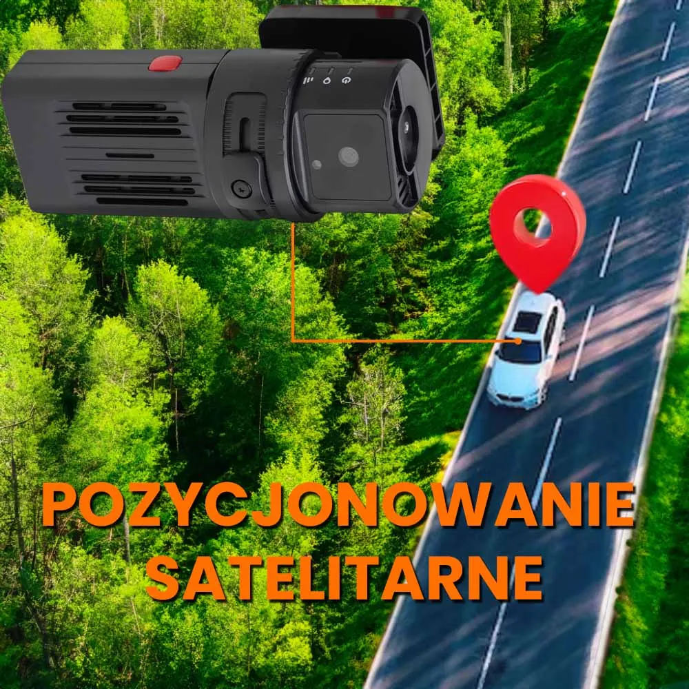 Kamera Samochodowa na Kartę SIM Przód i Wnętrze ORLLO FORCE ONE 4G