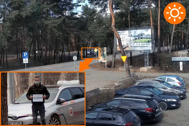 Kamera Sufitowa WiFi IP PoE Obrotowa 360 Uchwyt do Kamer Krótki ORLLO Z10