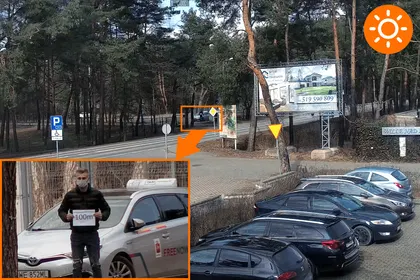 Kamera Zewnętrzna Obrotowa GSM Z18 + Panel Fotowoltaiczny SM6030 PRO OUTLET IDEALNY