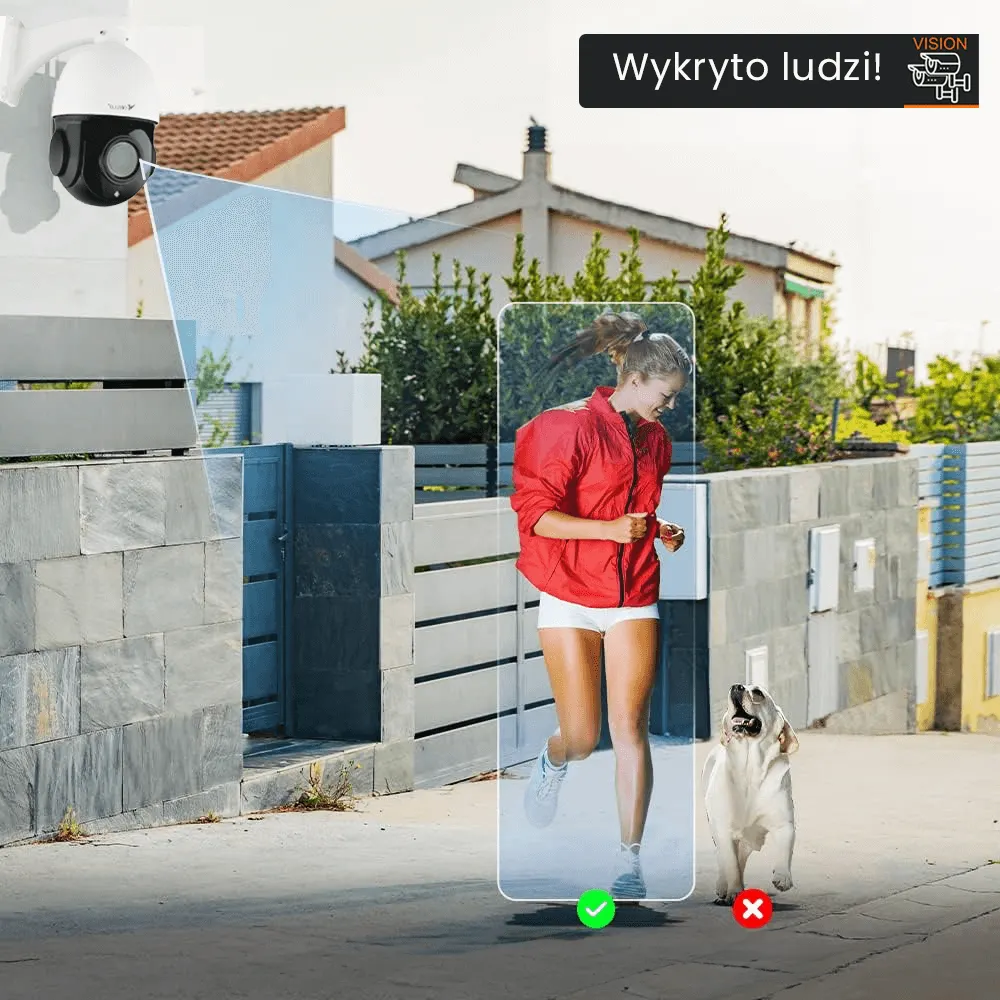 Kamera Sufitowa POE IP ZOOM x22 Uchwyt do Kamer Długi ORLLO R2 PRO