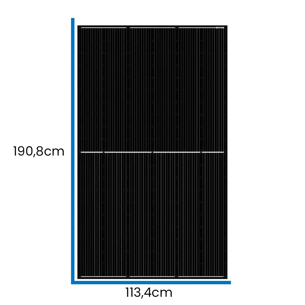 Panel fotowoltaiczny Monokrystaliczny Full Black Half-Cell Amerisolar 450W