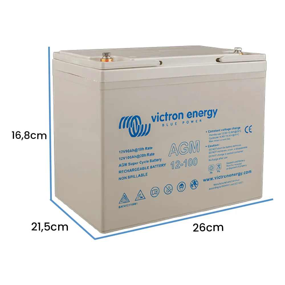 Akumulator AGM Magazyn Energii Victron Energy 12V 100Ah OFF GRID