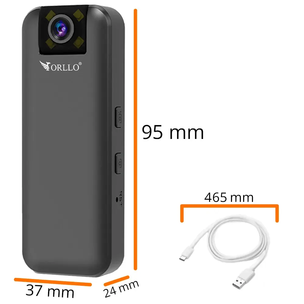 Kamera na Kartę SIM Nasobna Bezprzewodowa 4G 3Mpx AI ORLLO CB77