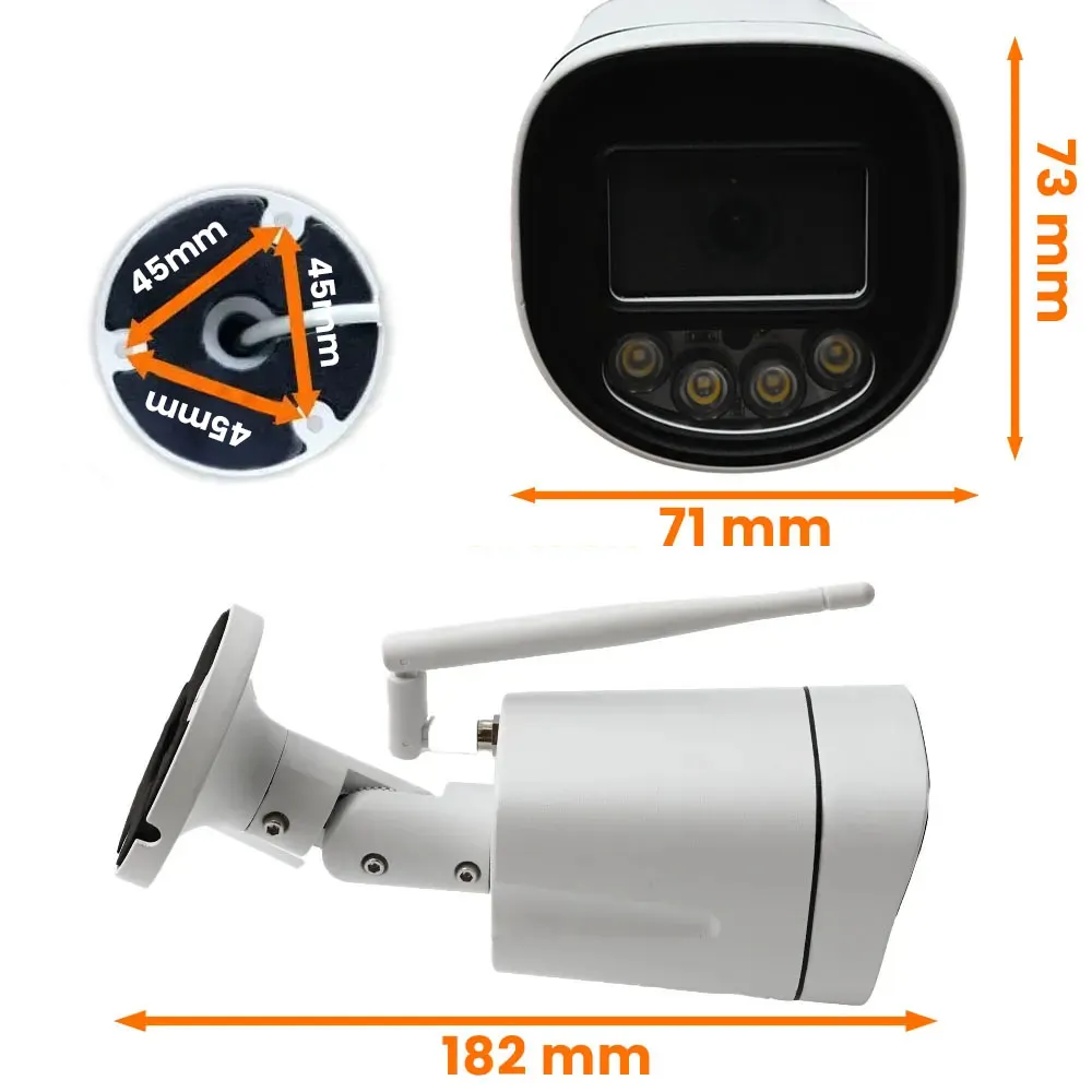 Zestaw Do Monitoringu 4 Kamer 8mpx ORLLO Z1 4K