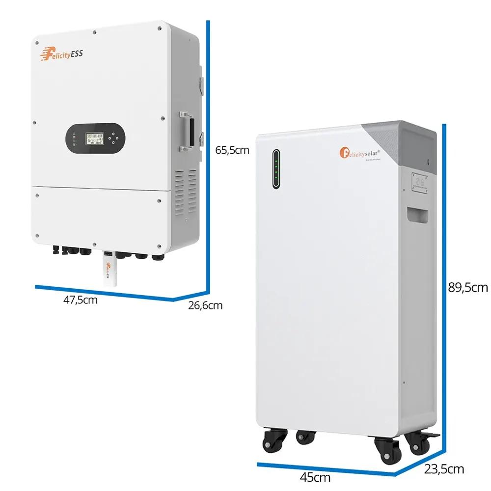 Zestaw Magazyn Energii do Fotowoltaiki LiFePO4 16kWh Inwerter Hybrydowy 10kW
