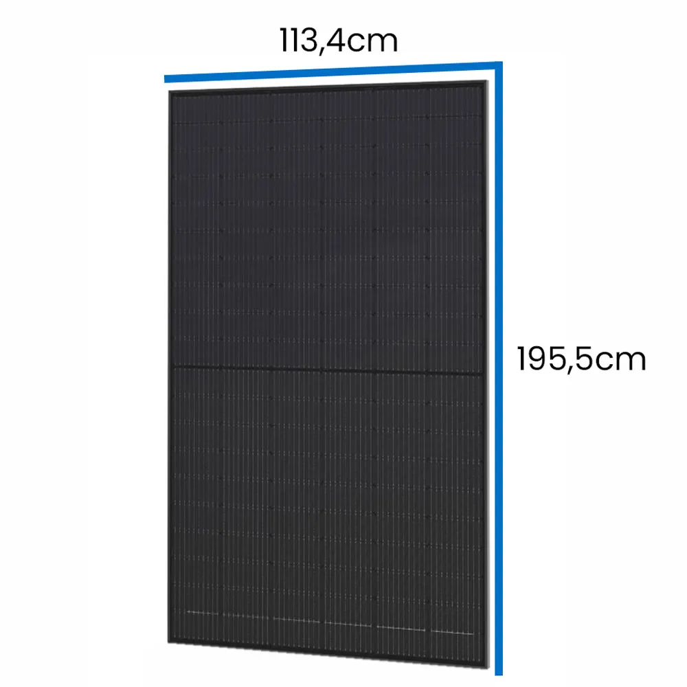 Panel Fotowoltaiczny Bifacjalny Selfa 500W N-Type Full Black
