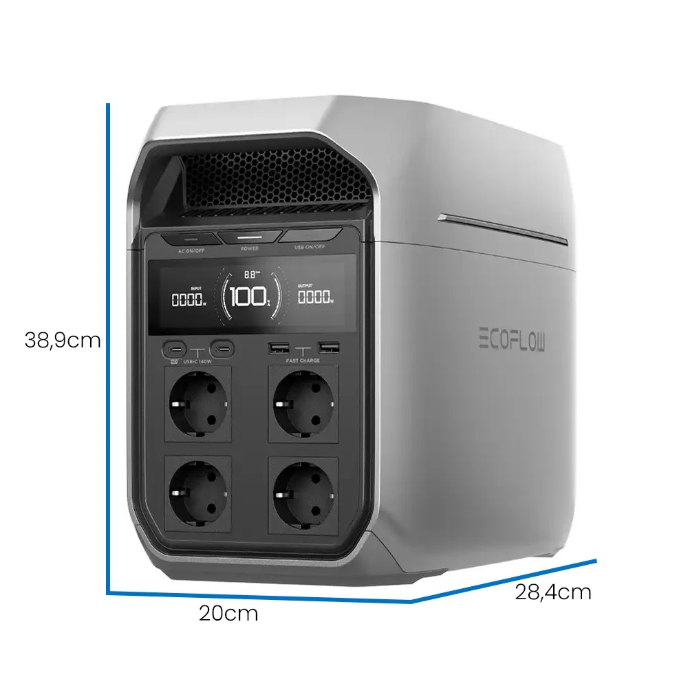 Przenośna Stacja Zasilania Magazyn Energii Zasilanie Awaryjne EcoFlow DELTA 3 Plus