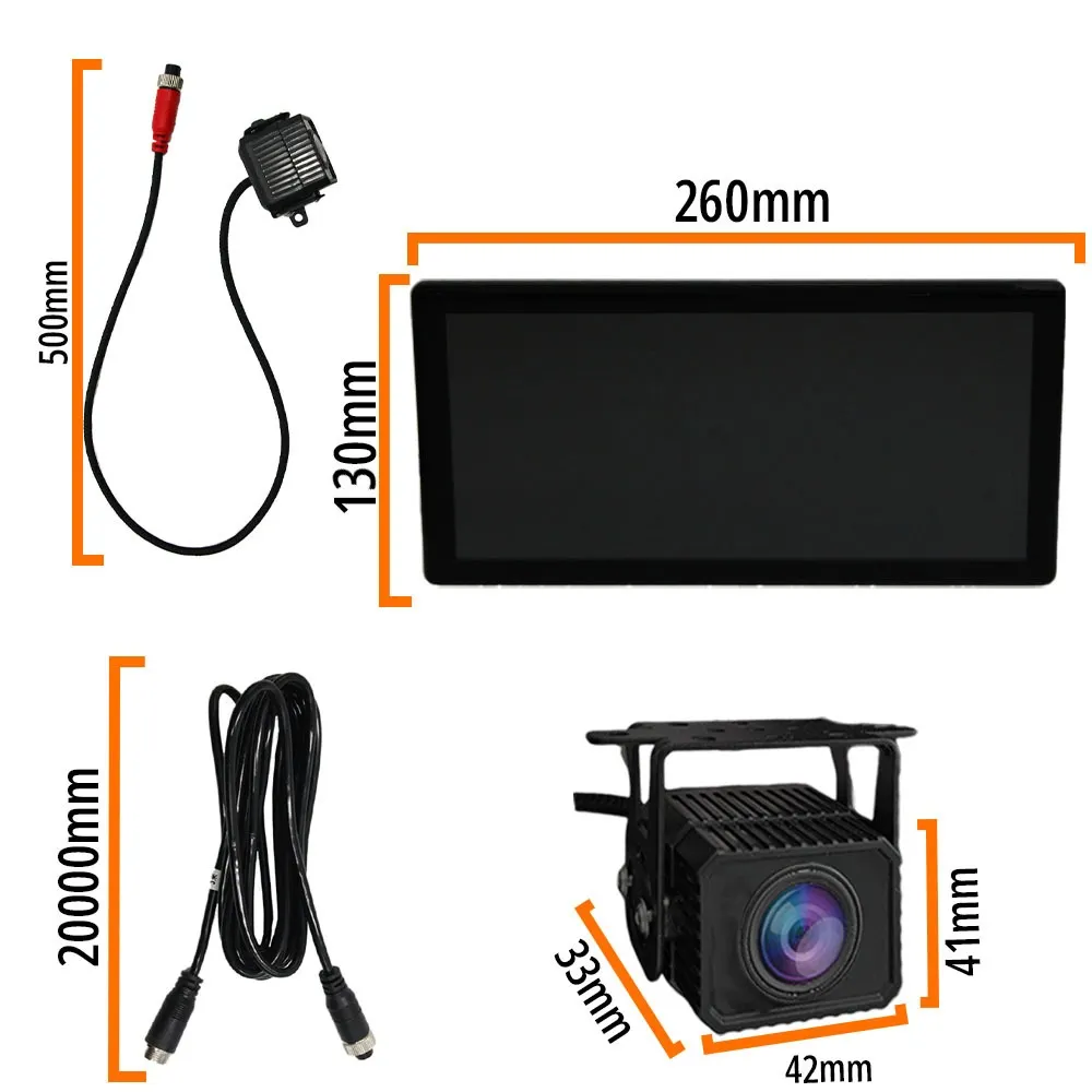 Kamery do TIRa Ciężarówki Busa Kampera Wyświetlacz Android Auto ORLLO MX-1