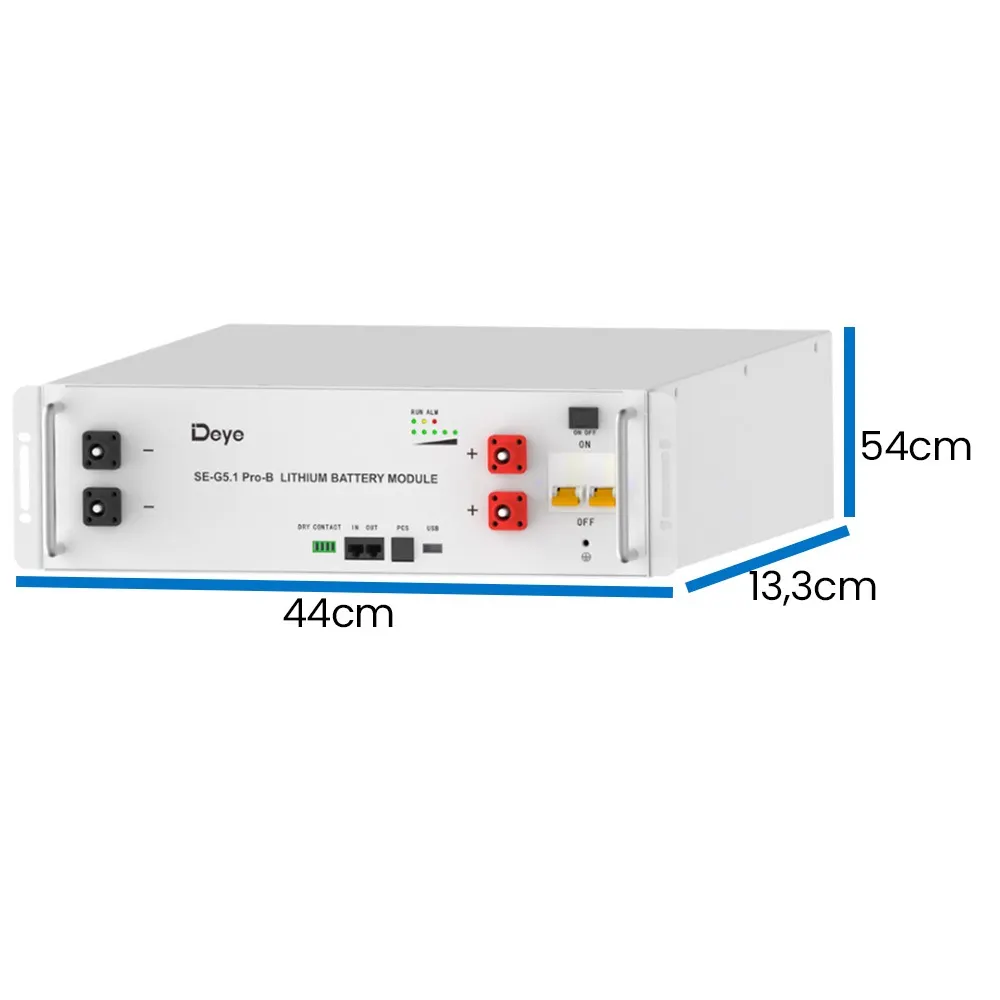Magazyn Energii Akumulator Niskonapięciowy LiFePO4 5,12kWh 51.2V DEYE SE-G5.1 Pro-B