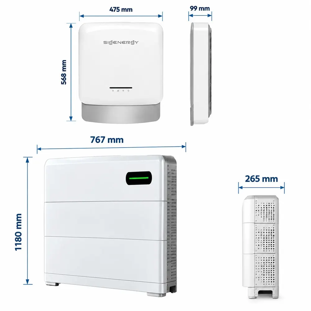 Magazyn Energii z Montażem Sigenergy 27,12kWh Zestaw Przydomowy z Falownikiem 10kW