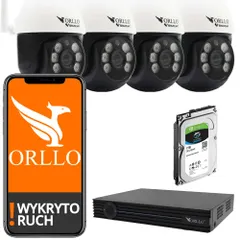 zestaw kamer do monitoringu zestaw do monitoringu z nagrywarką nvr kamery wifi ip z nagrywarką orllo.pl