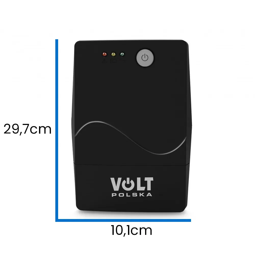 Zasilacz Awaryjny Akumulator AGM VOLT PICO UPS 9Ah 480W 850VA AVR