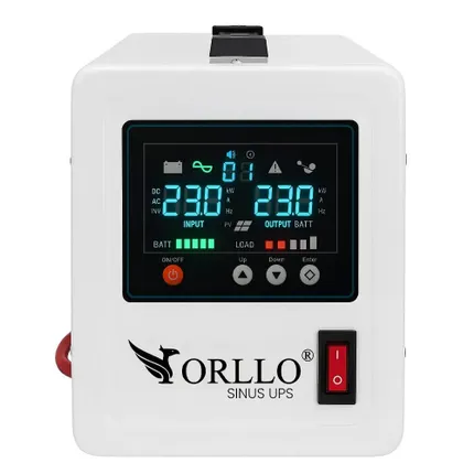 orllo ups 800va 560w zasilacz awaryjny przetwornica czysty sinus avr zasilanie awaryjne piec co pompa komputer router monitoring systemy alarmowe stabilne napięcie backup offgrid akumulator agm gel lifepo4