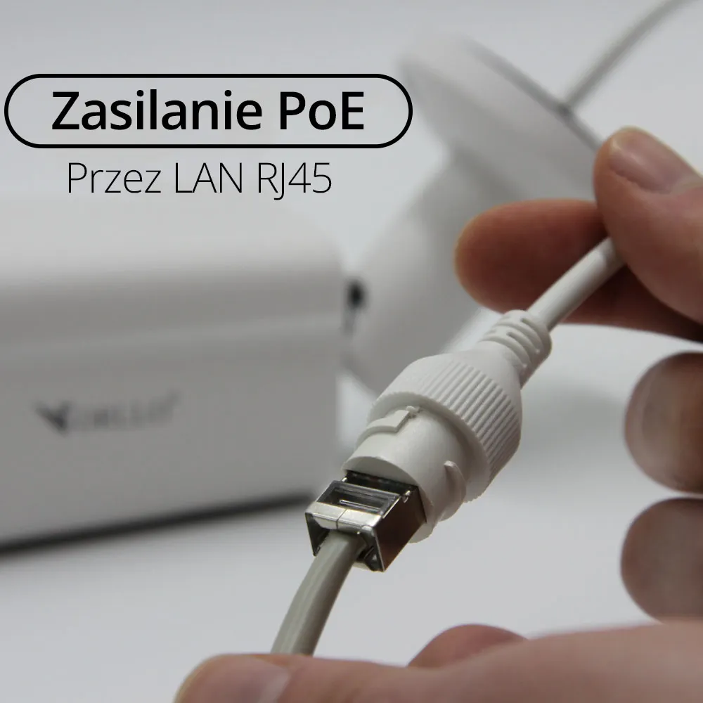 Zestaw WiFi PoE do Monitoringu 4 Kamery 5Mpx ORLLO POESET 4 + Adapter WiFI