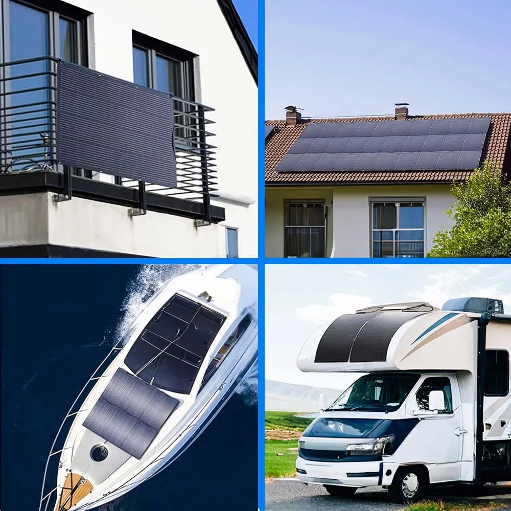 Panel Fotowoltaiczny Słoneczny Elastyczny ORLLO 100W Powłoka ETFE