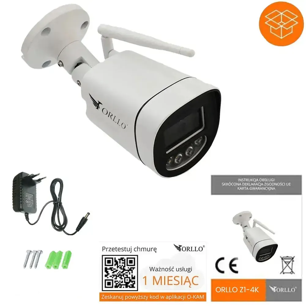 Kamera Zewnętrzna WiFi ORLLO Z1 4K