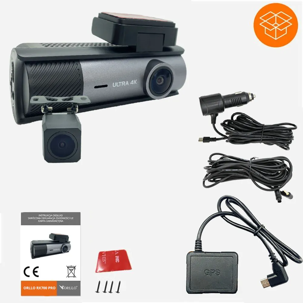 Kamera Samochodowa 4K Przód / Tył ORLLO RX-700 PRO