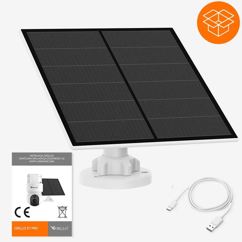 Panel Fotowoltaiczny Solarny do Kamery Bezprzewodowej ORLLO E9